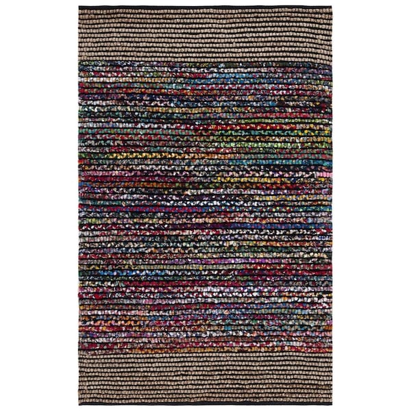 Safavieh 8 x 10 ft. Cape Cod Natural & Blue Hand Woven Rectangle Area Rug CAP370A-8 - main